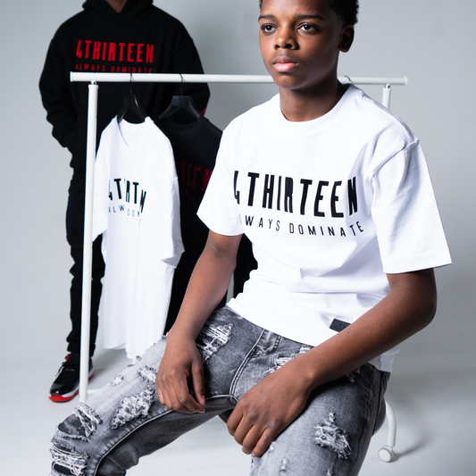 4THIRTEEN Always Dominate Tee (White)